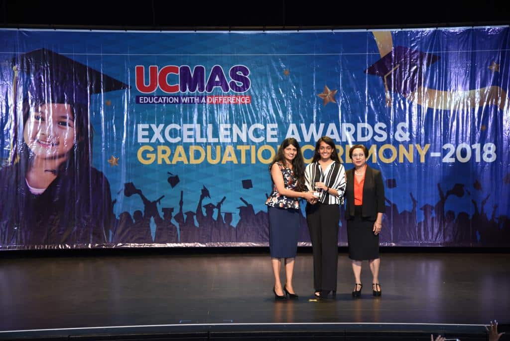 CI receiving UCMAS best CI Award - 2018