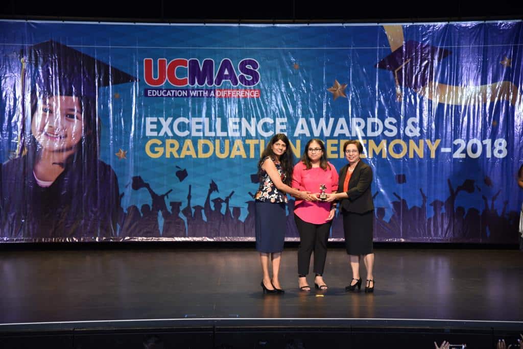 CI receiving UCMAS best CI Award - 2018